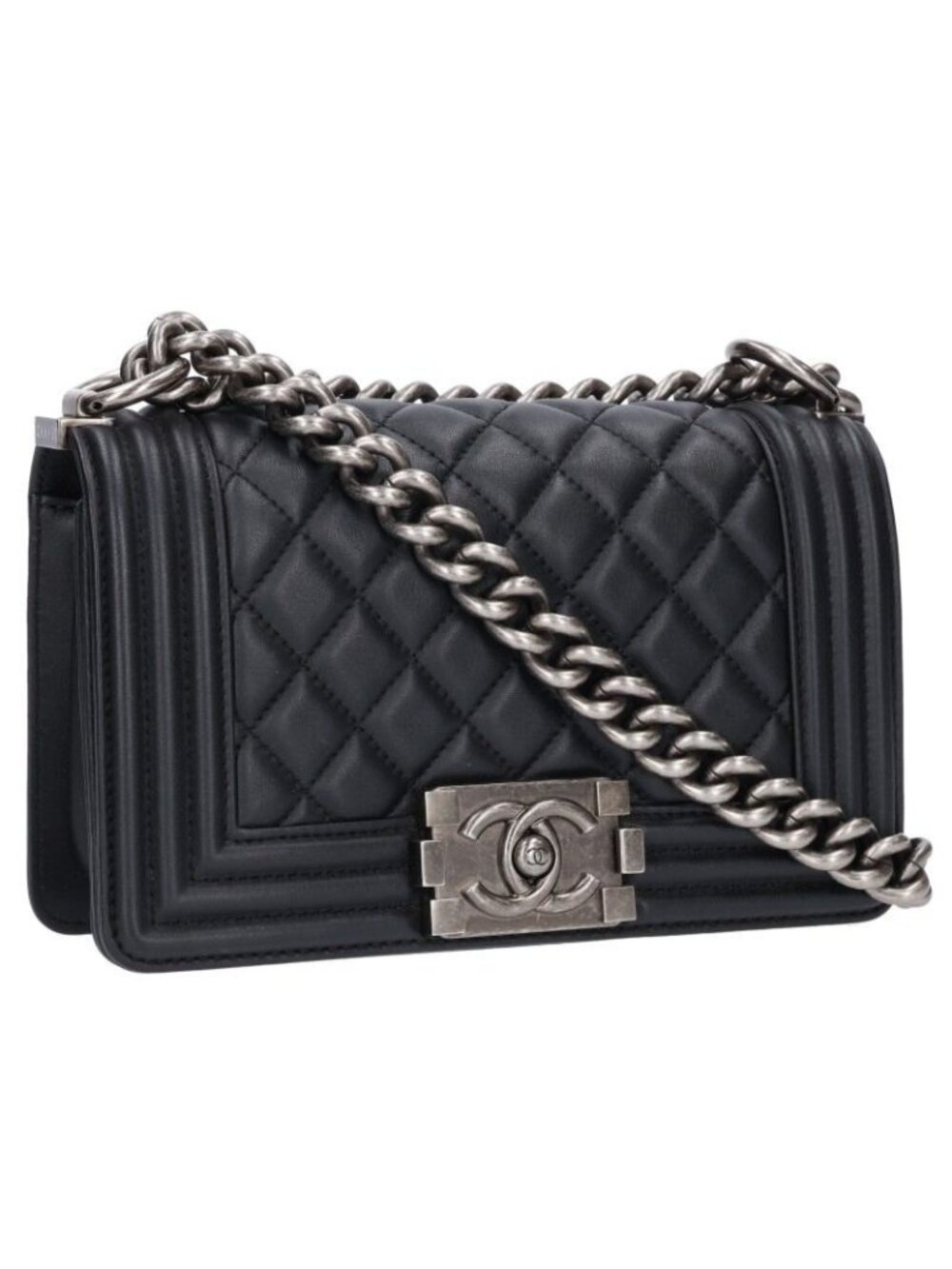 Chanel Boy 20 Lambskin Chain Shoulder Bag 20